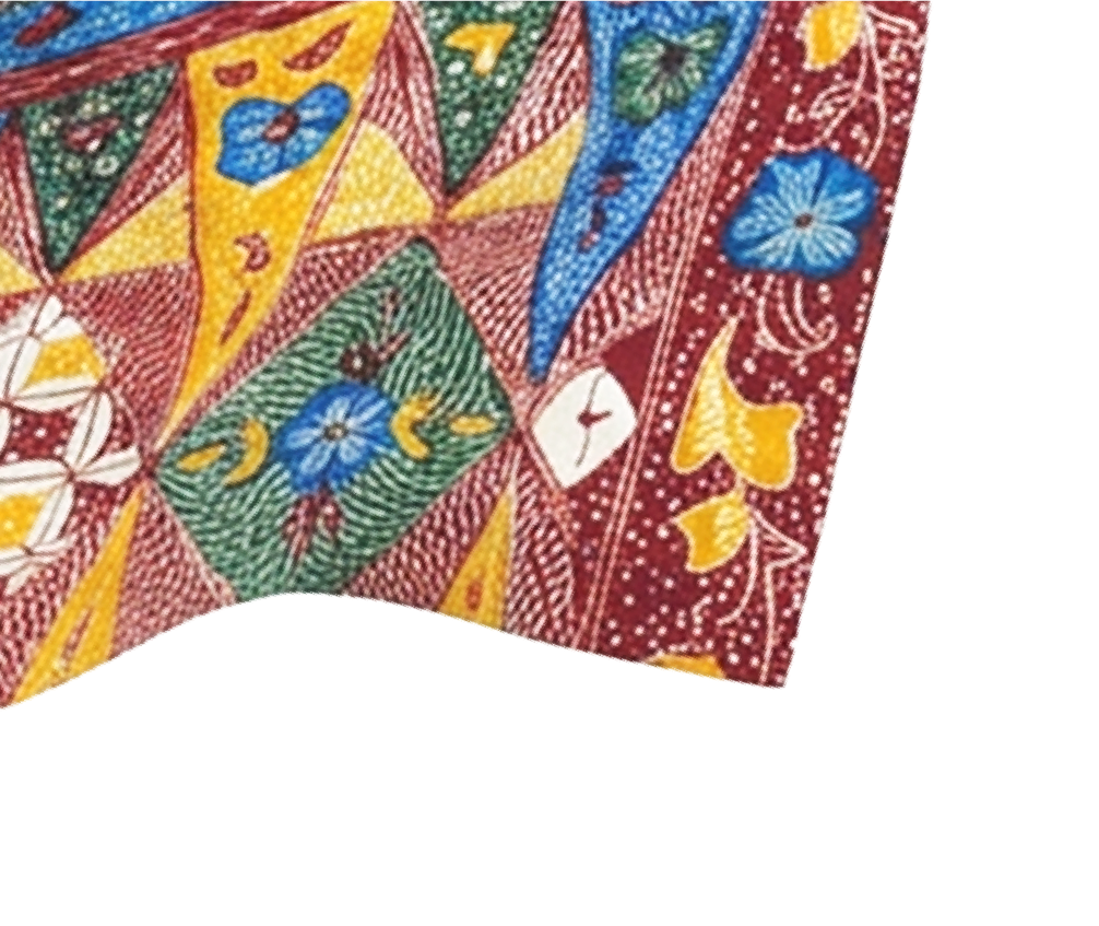 Batik Fabric Accent